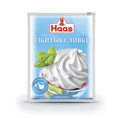 Haas сливки взбитые, 45 гр